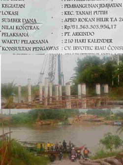 Diduga Lalai Terapkan K3, Pekerja Proyek Jembatan di Rohil Tewas Tertimpa Besi 