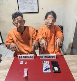 Digerebek Tengah Malam, Dua Pria Diduga Simpan Sabu di Ridan Permai