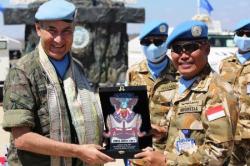 Satgas Yon Mekanis TNI Konga XXIII-N/UNIFIL Terima Kunjungan