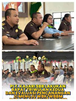 Plt. Kajari SBB Evaluasi Capaian Kinerja dan Perkuat Komitmen Menuju Zona Integritas WBK/WBBM