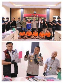 Polres Rohil Bongkar Sindikat Pencurian Kabel PT.PHR, Ganggu Produksi Migas, Potensi Kerugian Capai Rp 400 Miliar