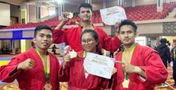 Kejurnas Sambo 2025 Riau Boyong 6 Emas dari Padang, "Sambo Riau Juara Umum"