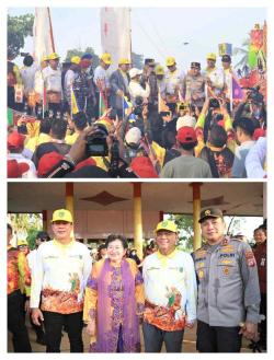 Even Bakar Tongkang di Bagan Siapiapi Sukses Digelar , Bupati Rohil Berbaur dengan Ribuan Warga Tiong Hoa 