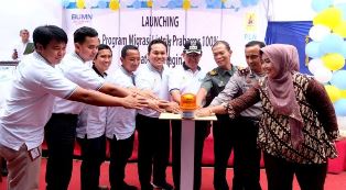 HM Wardan Apresiasi Launcing Program Migrasi Listrik Prabayar PT PLN