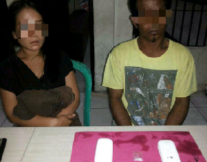 Pengedar dan Pemakai Sabu Bersitegang di Polres Pelalawan