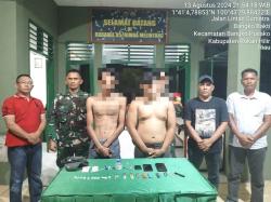 Terus Perang Lawan Narkoba, Kodim 0321/ Rohil, Ringkus Dua Pria Terlibat Narkoba 