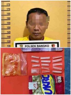 13 Paket Sabu, Berhasil Diamankan Polsek Bangko dari Seorang Oknum Satpol PP Rohil