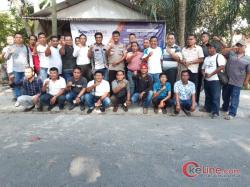 Jalin Silaturahmi, Kapolres Asahan Bareng Kasat Reskrim Sambangi Warung Jurnalis