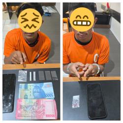Dua Pengedar Sabu Dibekuk Beruntun di Tenggayun, Polsek Bukit Batu Ungkap Jaringan dalam 1 Jam