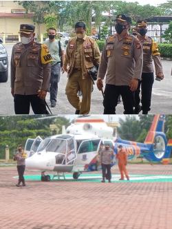 Kapolda Riau Patroli Udara  Pantau Aktivitas Illegal Logging di Wilayah Rohil 