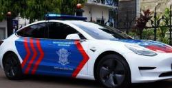Plat Nomor Kawasaki Jambret Bawa Kabur Mobil Patroli Polisi Bodong