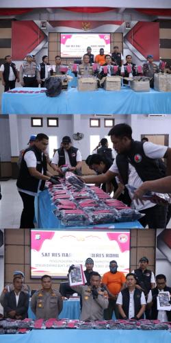 Polres Rohil Cetak Sejarah: 79,98 Kg Sabu Diamankan dari Kurir Residivis