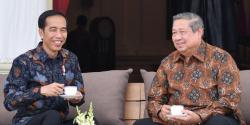 Pertemuan Jokowi dan SBY di Istana Merdeka Tertutup