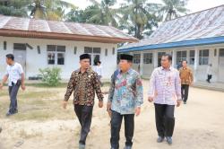 Kunker di Desa Kasang Padang, Bupati Rohul H.Sukiman Perhatikan Pendidikan