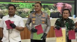 9 Pelaku Pengrusakan dan Perambah Hutan di Taman Nasional Tesso Nilo Ditangkap