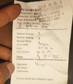 Hasil Pantauan SPBU 14.287.6110 KM 11 Kulim Jual Bensin ke Jerigen, Pengendara Dibatasi