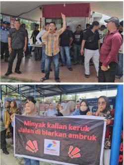 Tolak Melintas Kendaraan PHR, Warga Sintong Tuntut Jalan Layak dan Tenaga Kerja Lokal