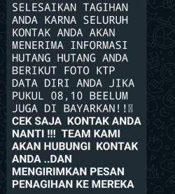 OJK Kemana? - Tak Puas Meneror, Pinjol Pinjaman Kanguru dan Raja Pulus Ancam Sebar Foto