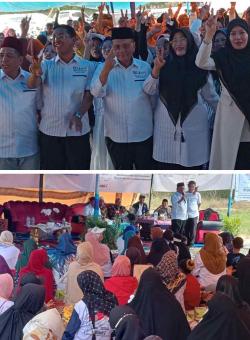 Usung Misi Perubahan Rohil, Kampanye Paslon BiJaK  Warga Teriak " Ganti Bupati ! 