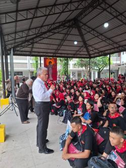 Harli Siregar Bernostalgia di Kampus Fakultas Hukum USU 