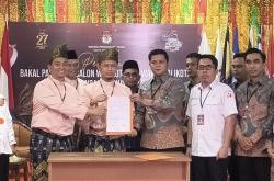 Daftar ke KPU, Agung-Markarius Jadikan Pekanbaru Aman