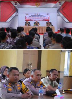 Cooling System Pilkada, Kapolres Rohil Lakukan  Pembinaan dan Pengawasan Personel 